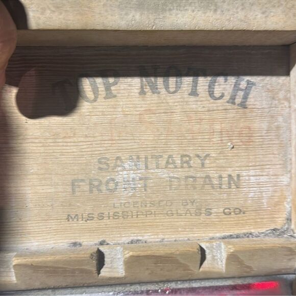 National Washboard Co. National 862 Antique Vintage Frosted Glass Washboard - Picture 3 of 5